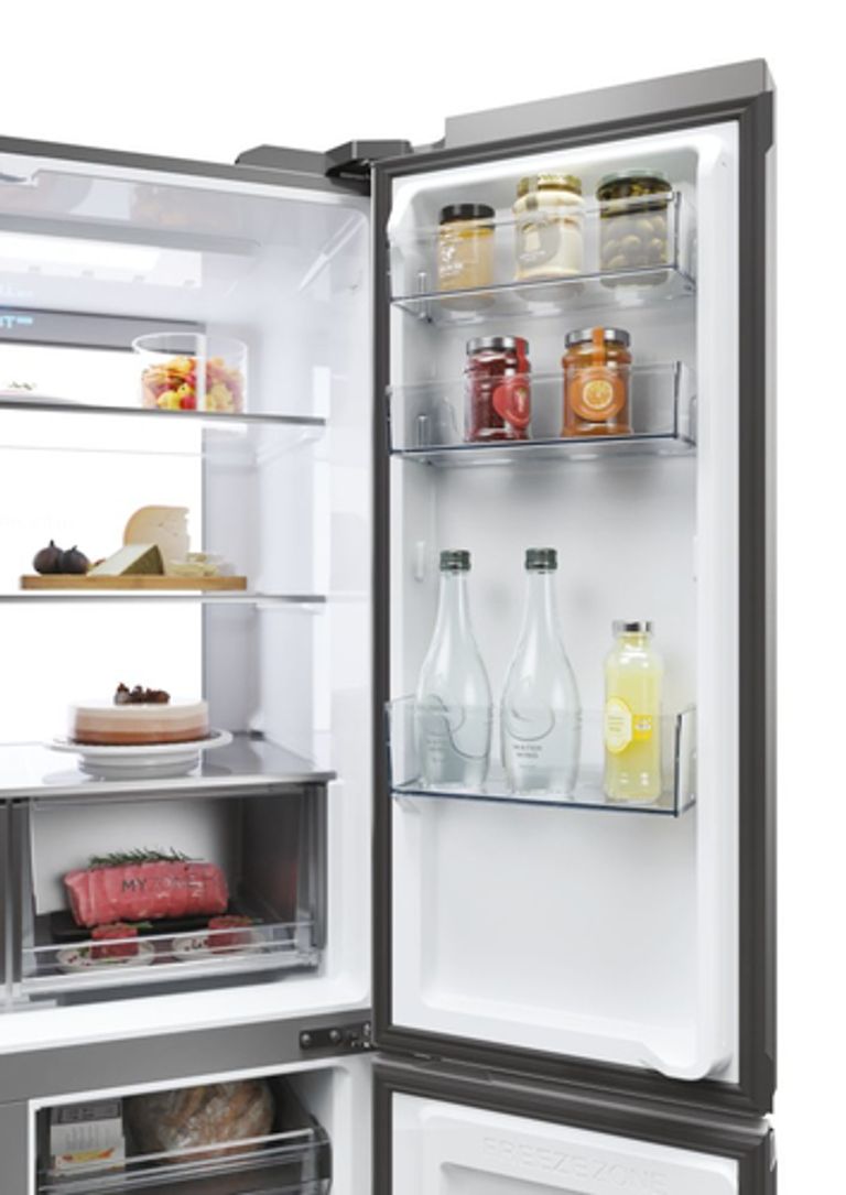 Haier Cube 90 Serie 7 HCR79F19ENMM frigorifero side-by-side Libera installazione 646 L E Platino, Acciaio inossidabile_HAIER_4_big-image