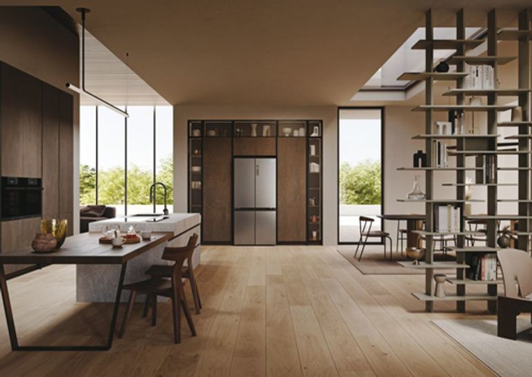 Haier Cube 90 Serie 7 HCR79F19ENMM frigorifero side-by-side Libera installazione 646 L E Platino, Acciaio inossidabile_HAIER_8_big-image