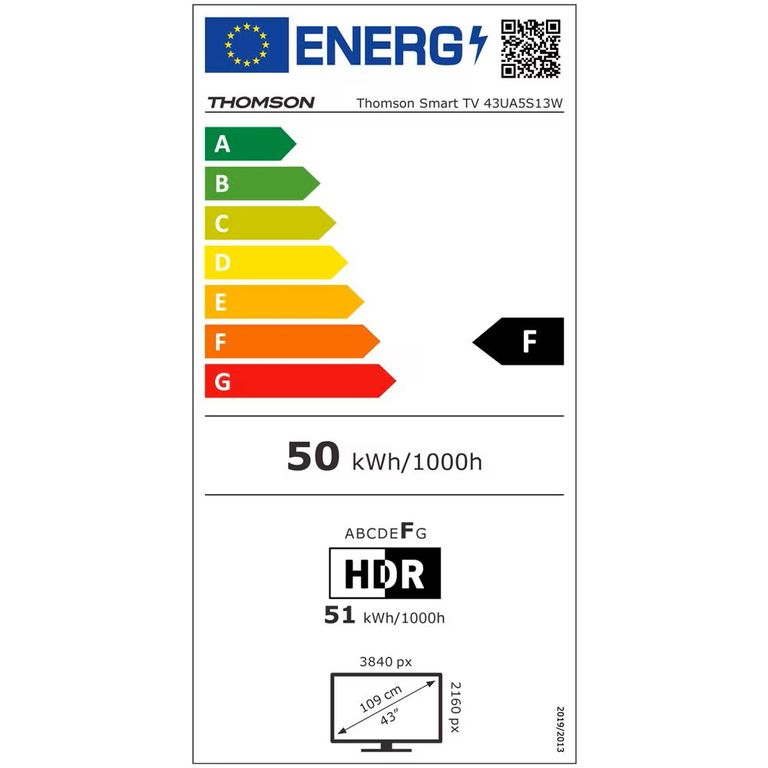 THOMSON TV LED Ultra HD 4K 43" 43UA5S13W Smart TV Android TV_THOMSON_1_big-image