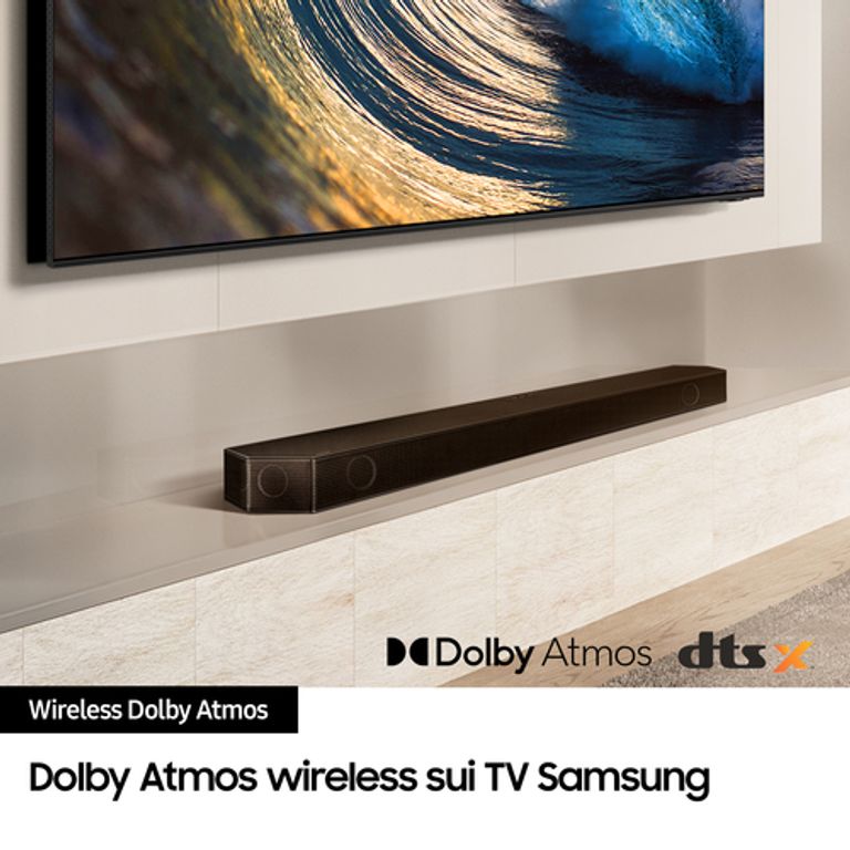 Samsung Soundbar HW-Q930D/ZF Serie Q, 17 Speaker, Wireless Dolby Atmos, Audio a 9.1.4 Canali, Q-Simphony, Alexa integrato e compatibile con Google Assistant, Titan Black 2024_SAMSUNG_7_big-image