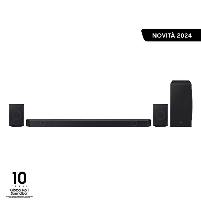 Samsung Soundbar HW-Q930D/ZF Serie Q, 17 Speaker, Wireless Dolby Atmos, Audio a 9.1.4 Canali, Q-Simphony, Alexa integrato e compatibile con Google Assistant, Titan Black 2024_SAMSUNG_2_big-image