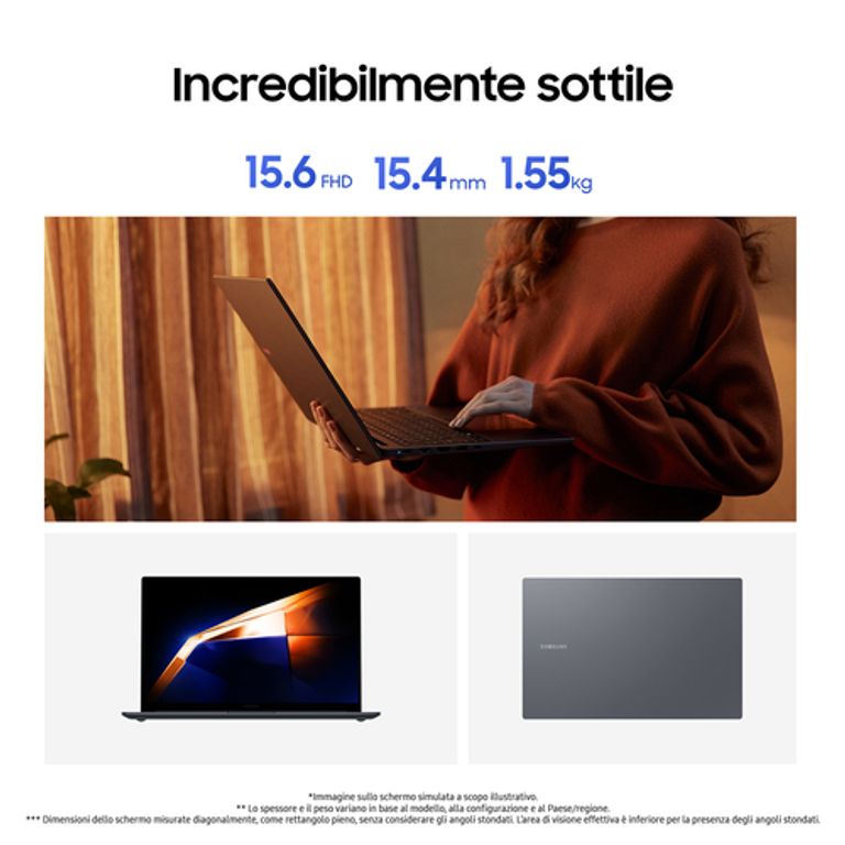 Samsung Galaxy Book4 Laptop, Intel® Core™ 7 150U, 16GB RAM, 516GB SSD, 15.6" Super AMOLED, Windows 11 Home, Moonstone Gray_SAMSUNG_4_big-image