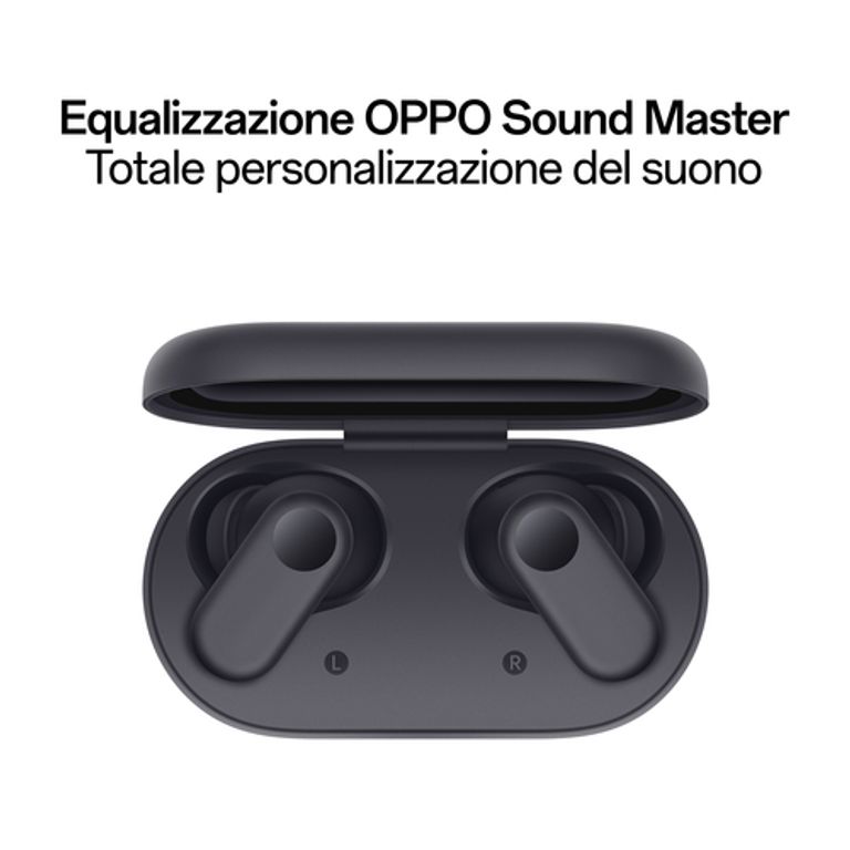 OPPO Enco Buds2 Pro Auricolari True Wireless, Autonomia 38h, Driver da 12.4mm, Bluetooth 5.3, Raggio 10m, Controlli Touch, Cancellazione del rumore IA, Android e iOS, IP55, [Versione Italiana],Graphite Black_OPPO_3_big-image