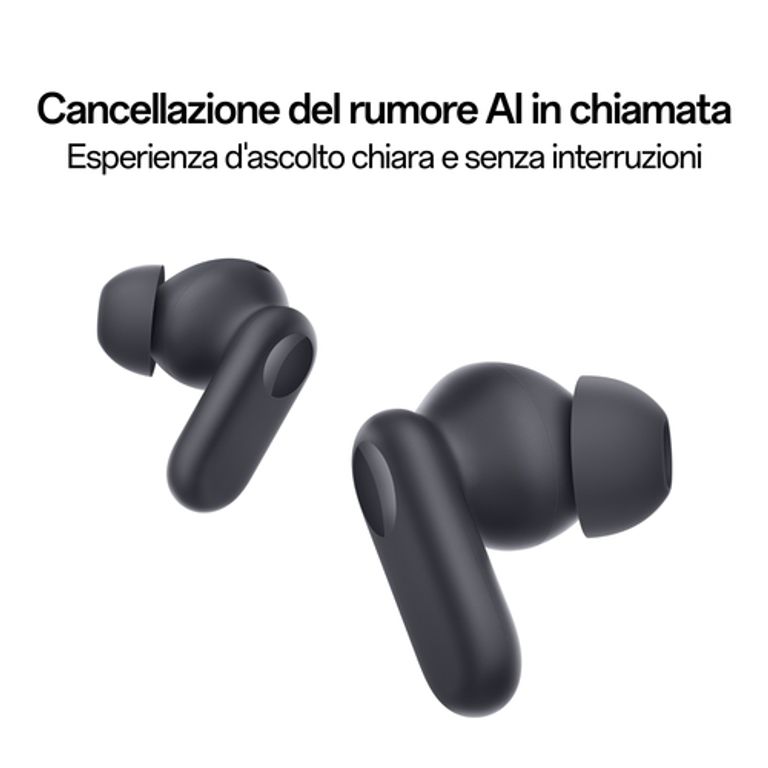 OPPO Enco Buds2 Pro Auricolari True Wireless, Autonomia 38h, Driver da 12.4mm, Bluetooth 5.3, Raggio 10m, Controlli Touch, Cancellazione del rumore IA, Android e iOS, IP55, [Versione Italiana],Graphite Black_OPPO_4_big-image