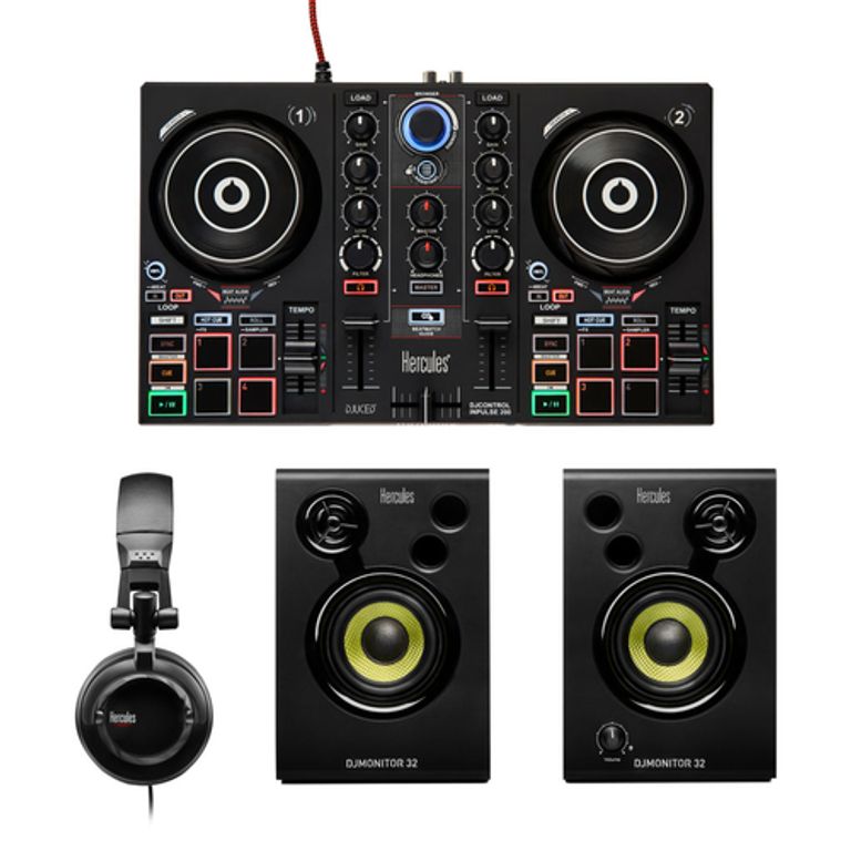 Hercules DJLearning Kit Mixer con controllo DVS (Digital Vinyl System) Nero_HERCULES_2_big-image