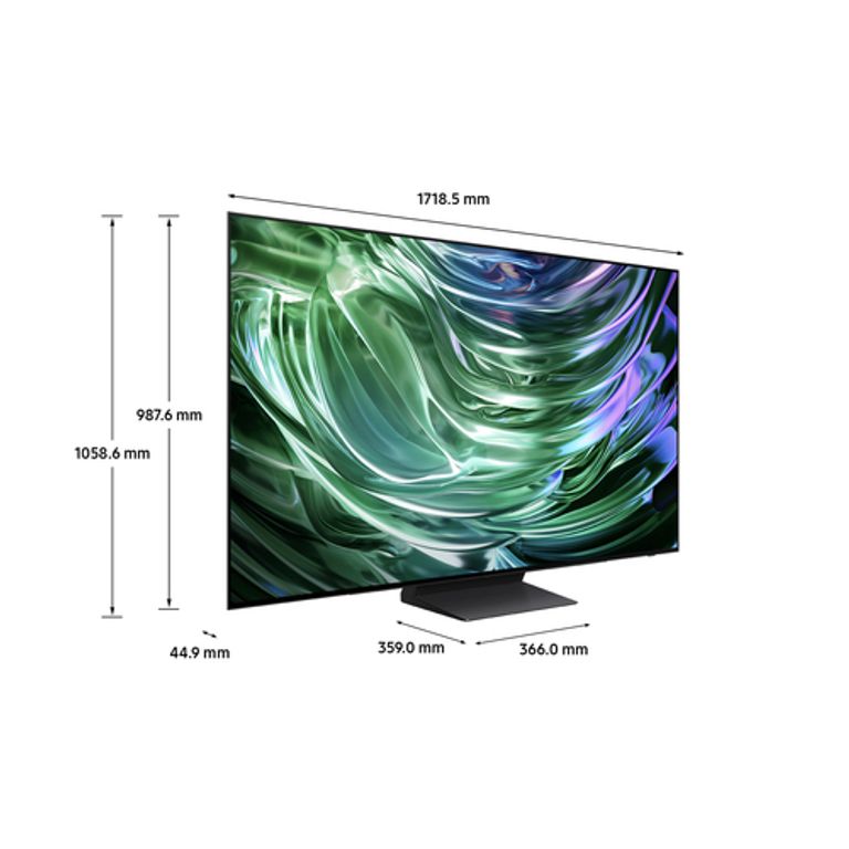 Samsung TV OLED 4K 77” QE77S90DAEXZT Smart TV Wi-Fi Graphite Black 2024, Processore NQ4 AI GEN2, Self-illuminating pixels, Laser Slim Design, Dolby Atmos_SAMSUNG_3_big-image