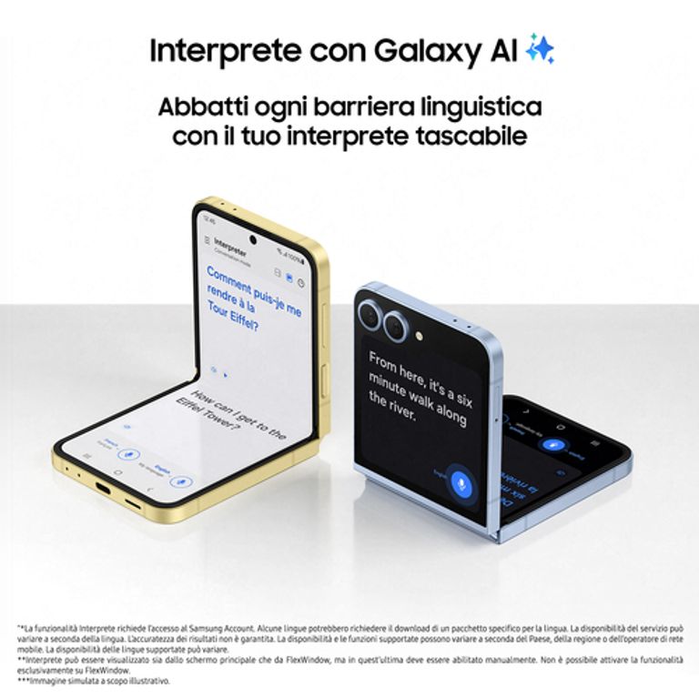 Samsung Galaxy Z Flip6 Smartphone AI, 256GB, RAM 12GB, Display 3,4" SAMOLED/6,7" Dynamic AMOLED 2X, Silver Shadow_SAMSUNG_4_big-image