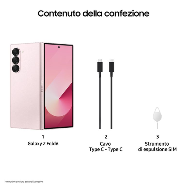Samsung Galaxy Z Fold6 Smartphone AI, 256GB, RAM 12GB, Display 6,3"/7,6" Dynamic AMOLED 2X, Pink_SAMSUNG_9_big-image