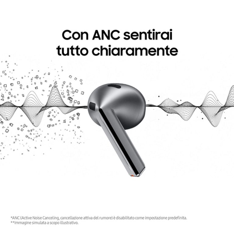 Samsung Galaxy Buds3 Auricolari AI open-type True Wireless, Audio Hi-Fi, Impermeabilità IP57, Silver_SAMSUNG_5_big-image