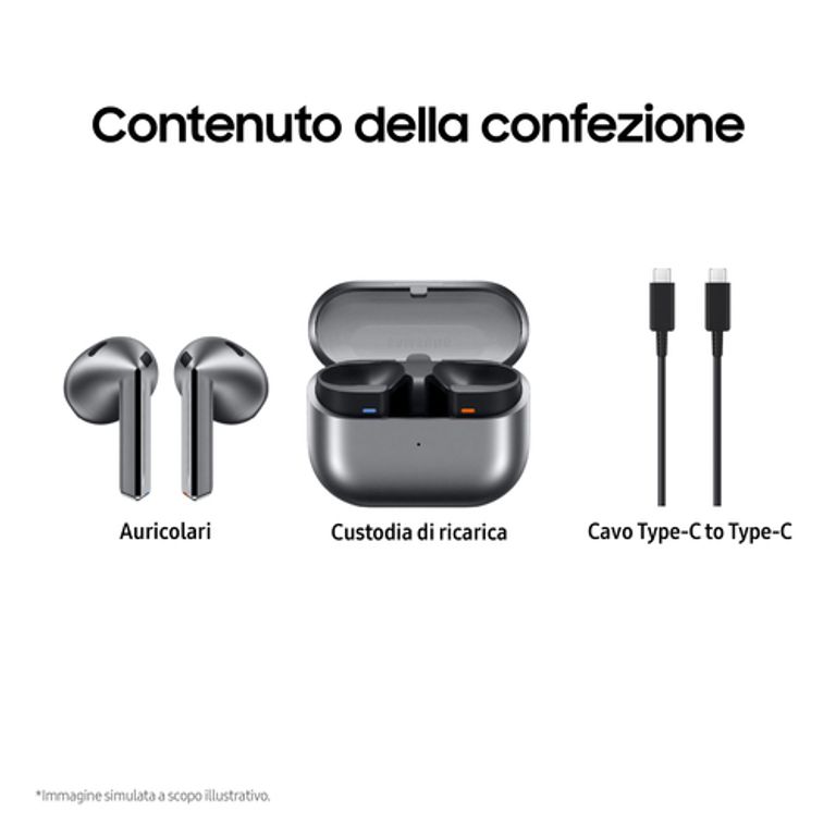 Samsung Galaxy Buds3 Auricolari AI open-type True Wireless, Audio Hi-Fi, Impermeabilità IP57, Silver_SAMSUNG_9_big-image