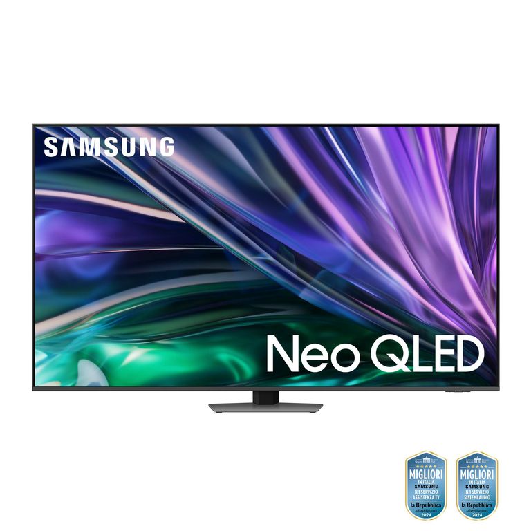 Samsung TV Neo QLED 4K 55” QE55QN85DBTXZT Smart TV Wi-Fi Carbon Silver 2024, Processore NQ4 AI GEN2, Tecnologia Quantum Matrix, Simple Chamfer Design, Dolby Atmos_SAMSUNG_1_big-image