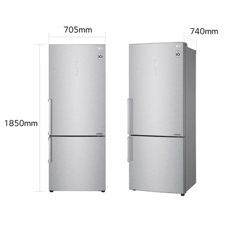 LG GBB569NSAGB Frigorifero combinato 70cm, Classe D, 462L, Wi-Fi, No frost, Grigio_LG_15_big-image