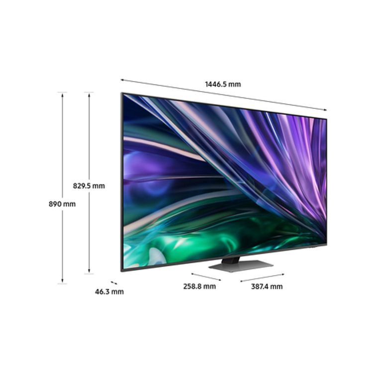 Samsung TV Neo QLED 4K 65” QE65QN85DBTXZT Smart TV Wi-Fi Carbon Silver 2024, Processore NQ4 AI GEN2, Tecnologia Quantum Matrix, Simple Chamfer Design, Dolby Atmos_SAMSUNG_3_big-image