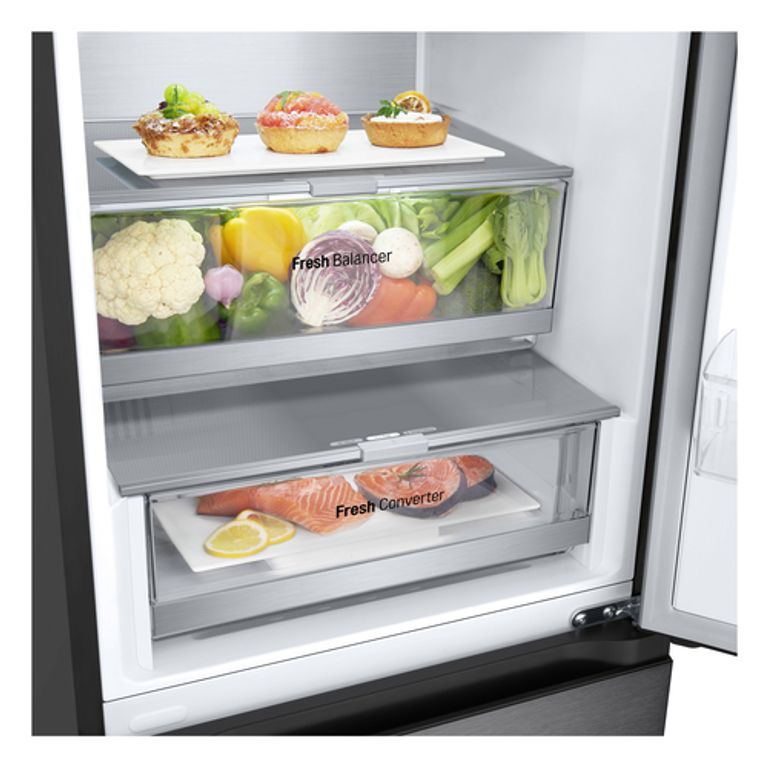 LG GBV7280BEV Frigorifero combinato, Classe B, 387L, Fresh Converter, Porte piatte, Nero_LG_17_big-image