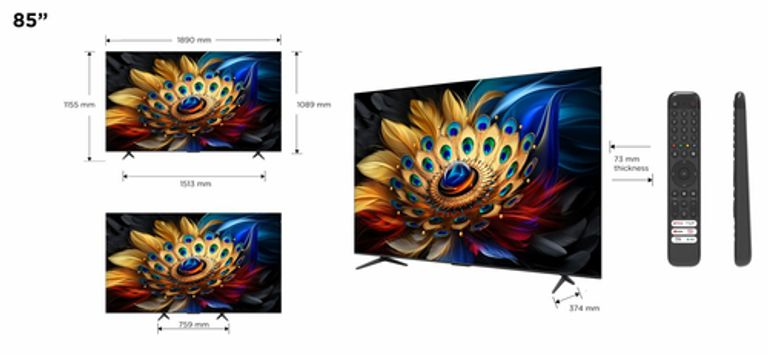 TCL C69 Serie C6 Smart TV QLED 4K 85" 85C69B, audio Onkyo con subwoofer, Dolby Vision - Atmos, Google TV_TCL_3_big-image