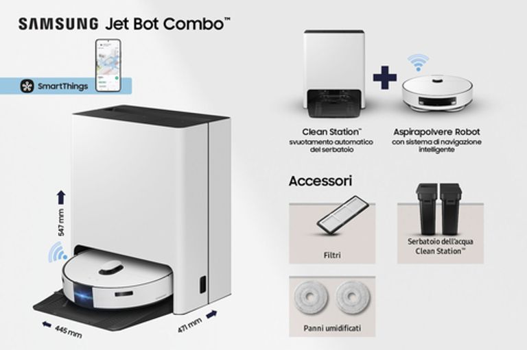 Samsung Robot Aspirapolvere Jet Bot Combo™ VR7MD96514G/WA_SAMSUNG_2_big-image