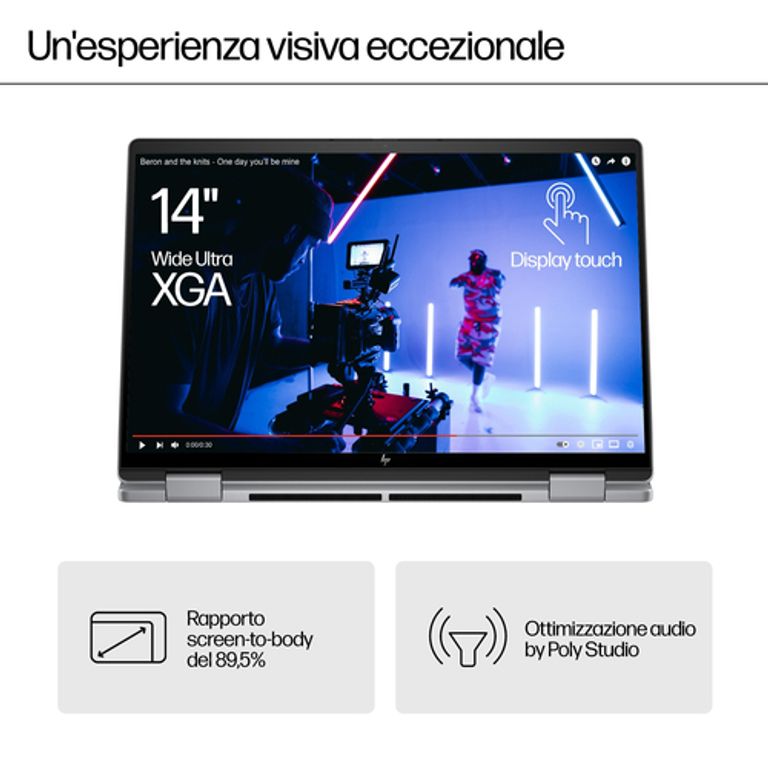 HP ENVY x360 14-fc0007nl Intel Core Ultra 7 155U Ibrido (2 in 1) 35,6 cm (14") Touch screen 3K 32 GB LPDDR5-SDRAM 1 TB SSD Wi-Fi 6E (802.11ax) Windows 11 Home Grigio_HP_6_big-image