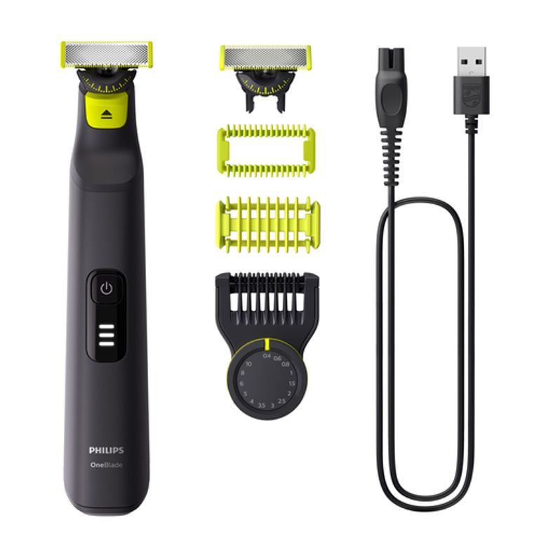 Philips OneBlade Pro 360 Face & Body Rasoio, Regolabarba e Rifinitore con Pettine di Precisione Regolabile 14 Lunghezze QP6542/15_PHILIPS_1_big-image