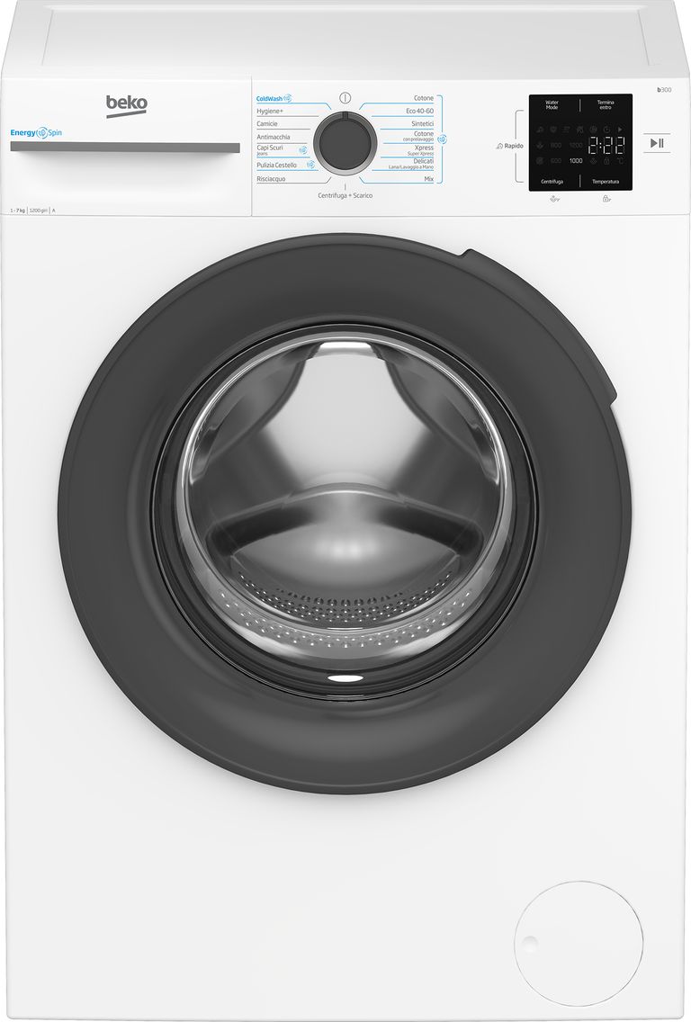 Beko b300 BMWU3721A: Lavatrice EnergySpin 7Kg Slim, Classe A, 1200 giri_BEKO_0_big-image
