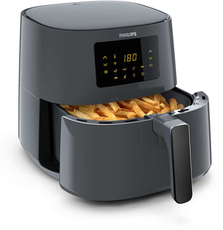 Philips Essential HD9280/60 friggitrice Singolo 6,2 L 2000 W Friggitrice ad aria calda Grigio_PHILIPS_4_big-image