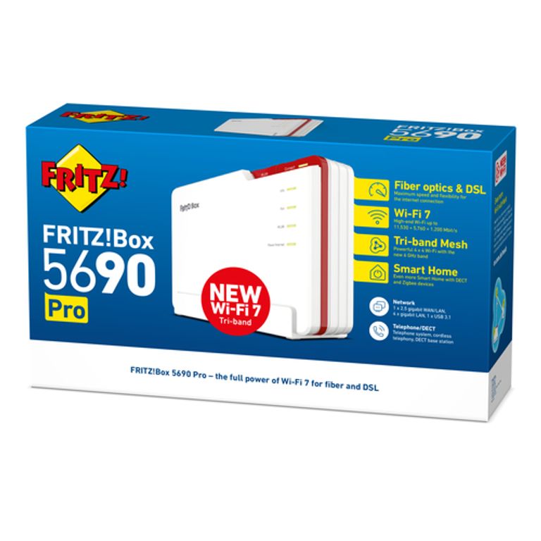 FRITZ!Box 5690 Pro International router wireless 2.5 Gigabit Ethernet Tri-band (2,4 GHz/5 GHz/6 GHz) Bianco_AVM_5_big-image