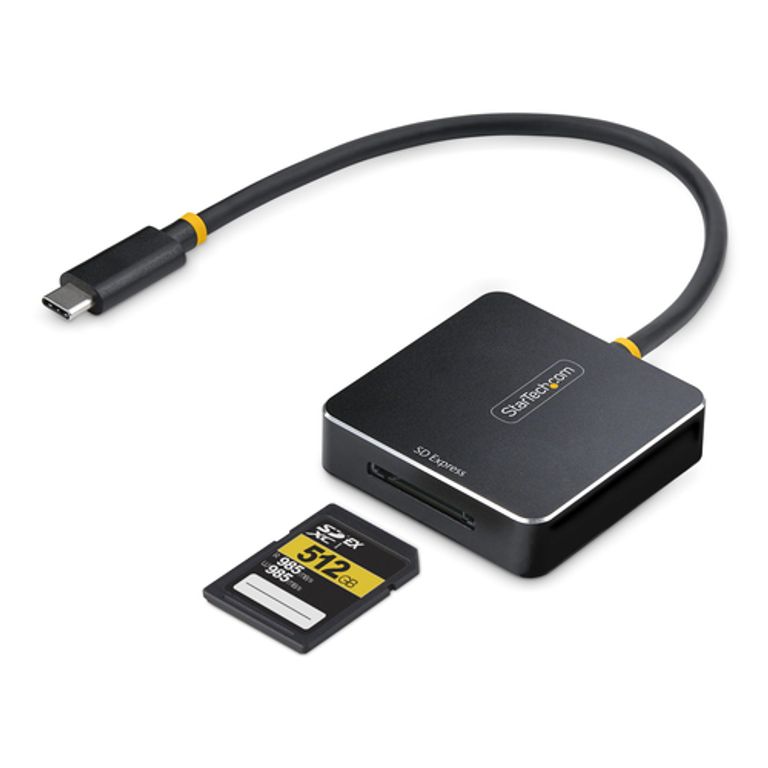StarTech.com Lettore di schede SD Express USB-C, USB 10Gbps, lettore di schede di memoria portatile, adattatore USB Tipo-C a Secure Digital 7.1_STARTECH.COM_5_big-image