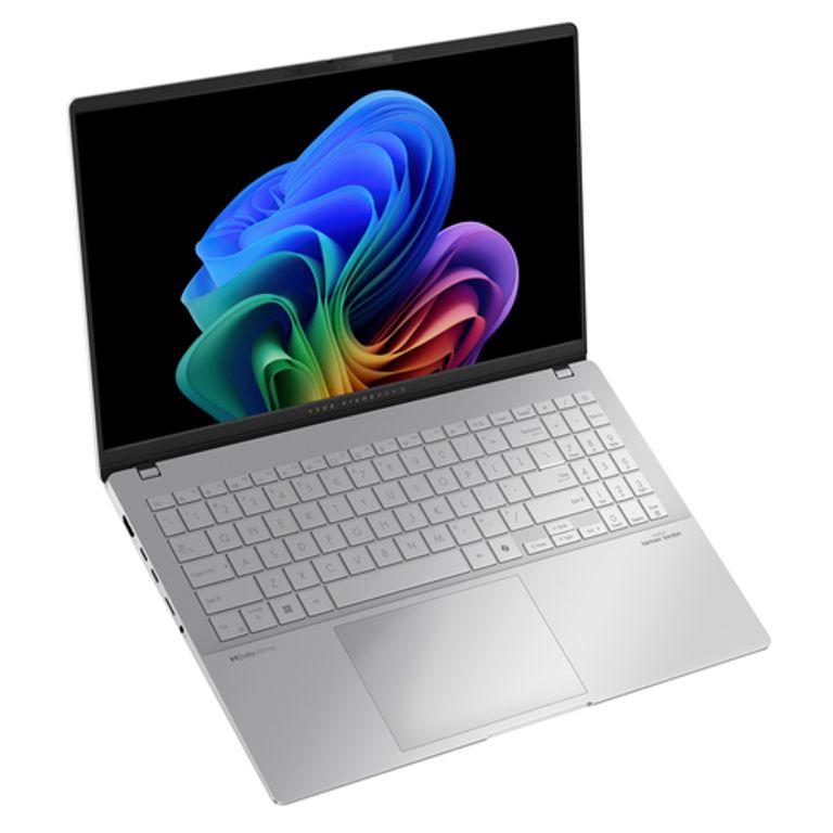 ASUS Vivobook S 15 OLED S5507QA-MA012W Qualcomm Snapdragon X1P-42-100 Computer portatile 39,6 cm (15.6") 3K 16 GB LPDDR5x-SDRAM 512 GB SSD Wi-Fi 7 (802.11be) Windows 11 Home Argento_ASUS_5_big-image