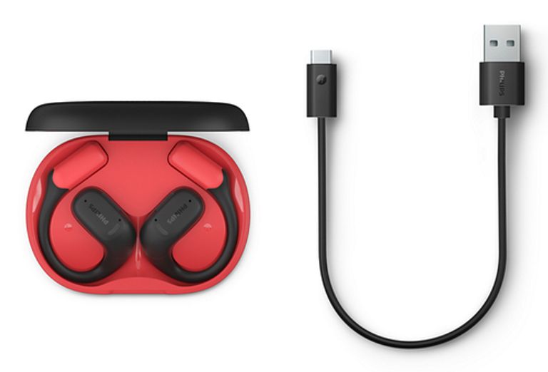Philips 6000 series TAA6709BK/00 cuffia e auricolare True Wireless Stereo (TWS) A clip Sport Bluetooth Nero, Rosso_PHILIPS_14_big-image