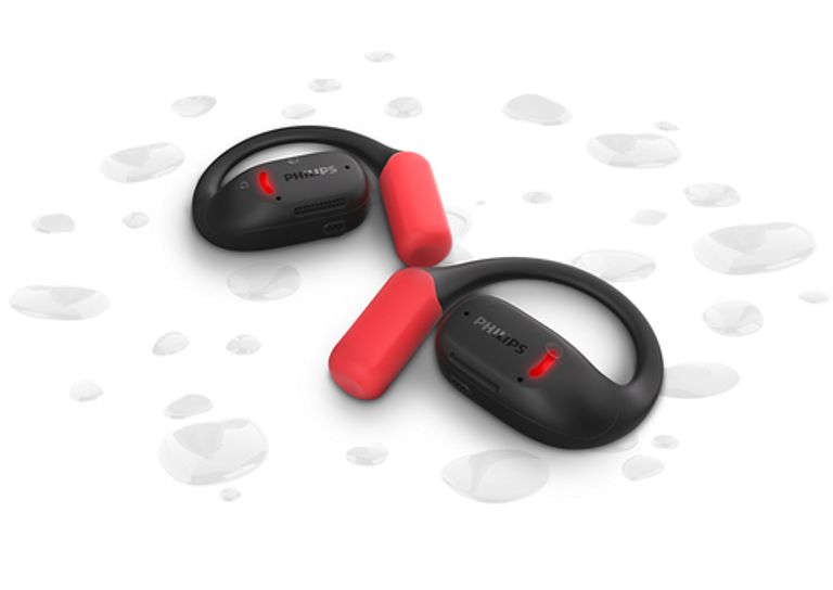 Philips 6000 series TAA6709BK/00 cuffia e auricolare True Wireless Stereo (TWS) A clip Sport Bluetooth Nero, Rosso_PHILIPS_15_big-image