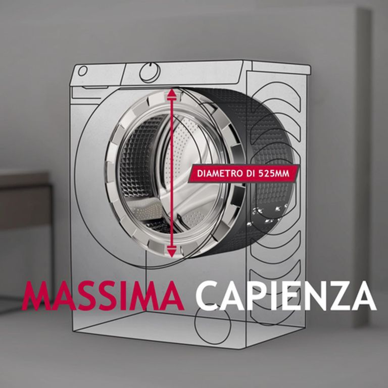 Hoover H-WASH 700 H7W 610MBC-S lavatrice Caricamento frontale 10 kg 1600 Giri/min Bianco_HOOVER_22_big-image