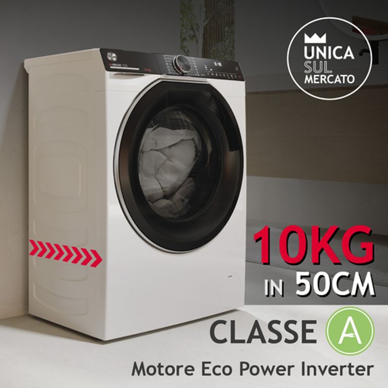 Hoover H-WASH 700 H7W 610MBC-S lavatrice Caricamento frontale 10 kg 1600 Giri/min Bianco_HOOVER_21_big-image