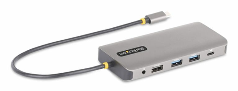 StarTech.com Adattatore multiporta USB-C a tre monitor, HDMI/ DisplayPort, hub 4x USB, 100W PD, GbE, lettore di schede SD/MicroSD_STARTECH.COM_2_big-image