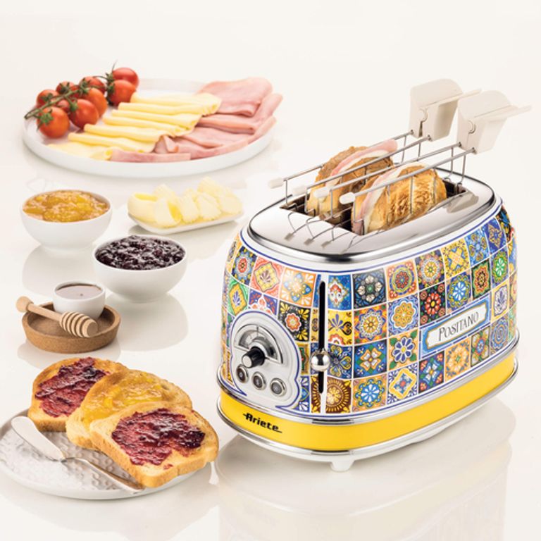 Ariete 155 Tostapane Positano, 810W, 2 fette, 6 livelli di doratura, Vassoio raccogli briciole, Funzione defrost, Espulsione automatica_ARIETE_3_big-image