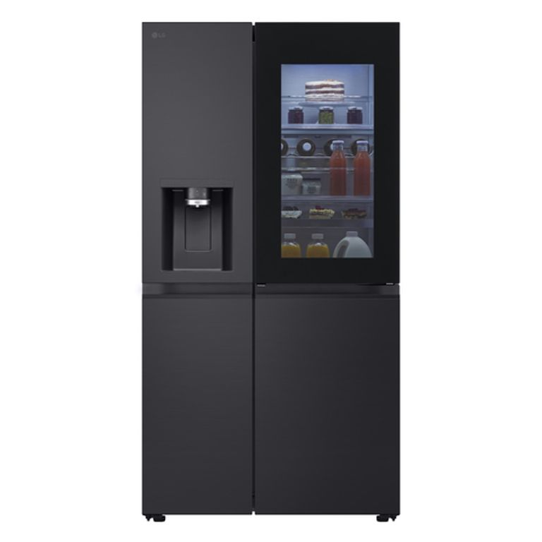 LG InstaView GSXE91EVAD Frigorifero Side-by-Side Door-in-Door, Classe D, 628L, Wi-Fi, Senza allaccio, UVnano, Black Steel_LG_1_big-image