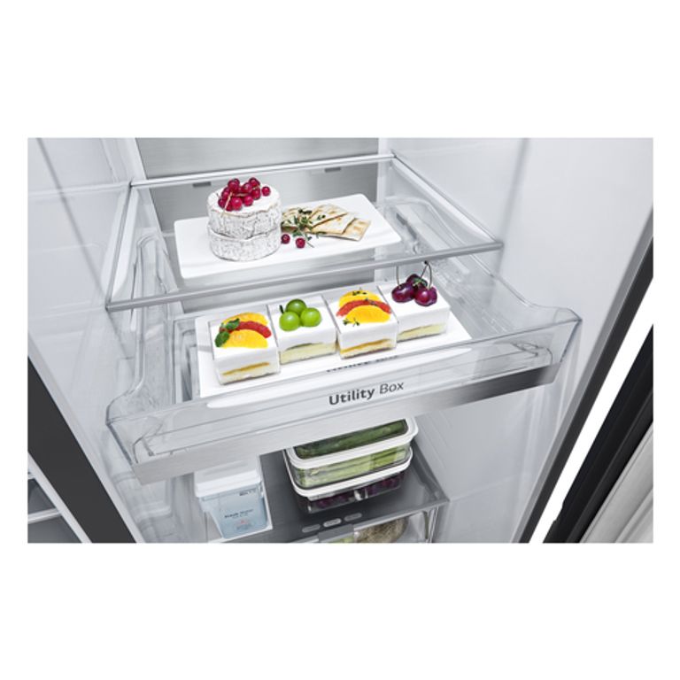 LG InstaView GSXE91EVAD Frigorifero Side-by-Side Door-in-Door, Classe D, 628L, Wi-Fi, Senza allaccio, UVnano, Black Steel_LG_17_big-image