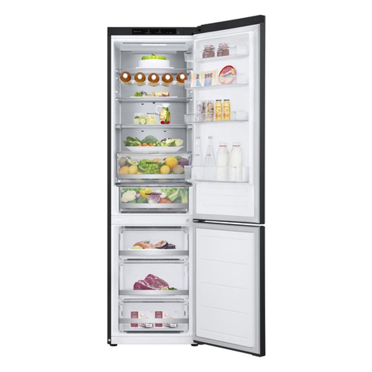 LG GBV7280BEV Frigorifero combinato, Classe B, 387L, Fresh Converter, Porte piatte, Nero_LG_2_big-image