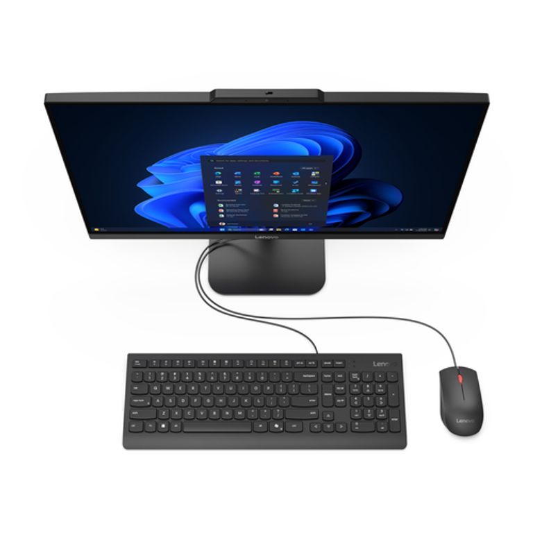 Lenovo V100 Intel® N N100 60,5 cm (23.8") 1920 x 1080 Pixel PC All-in-one 8 GB DDR4-SDRAM 512 GB SSD Windows 11 Pro Wi-Fi 6 (802.11ax) Nero_LENOVO_2_big-image