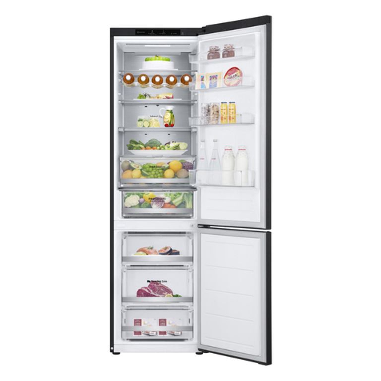 LG GBV7280DEV Frigorifero combinato, Classe D, 387L, Fresh Converter, Porte piatte, Nero_LG_2_big-image