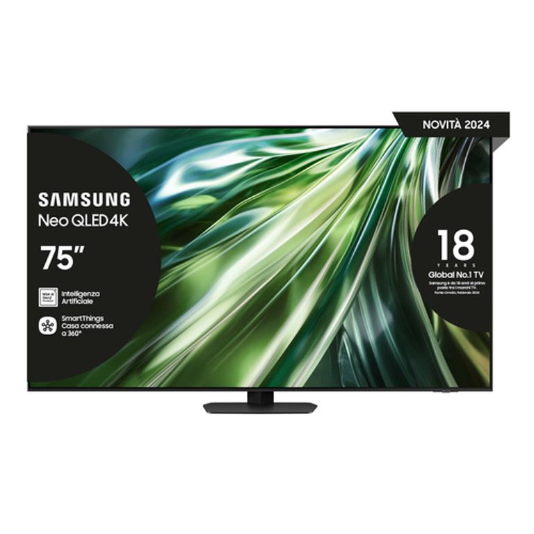 Samsung TV Neo QLED 4K 75" QE75QN90DATXZT Smart TV Wi-Fi Titan Black 2024, Processore NQ4 AI GEN2, Tecnologia Quantum Matrix, Neo Slim Design, Dolby Atmos_SAMSUNG_2_big-image