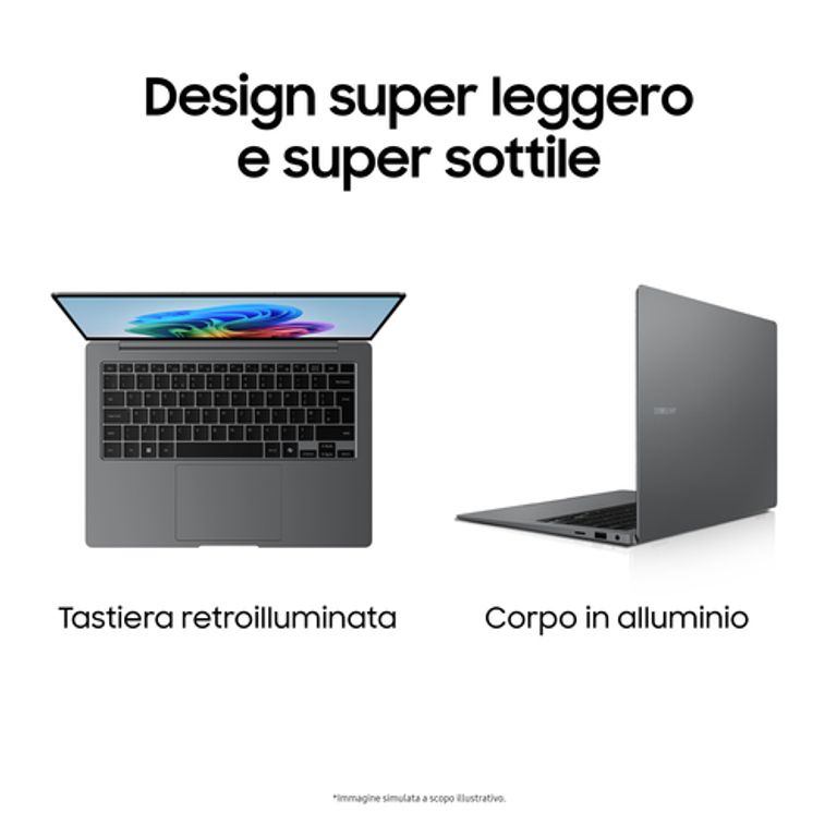Samsung Galaxy Book5 Pro Intel Core Ultra 7 256V Computer portatile 35,6 cm (14") Touch screen WQXGA+ 16 GB LPDDR5x-SDRAM 512 GB SSD Wi-Fi 7 (802.11be) Windows 11 Home Grigio_SAMSUNG_2_big-image