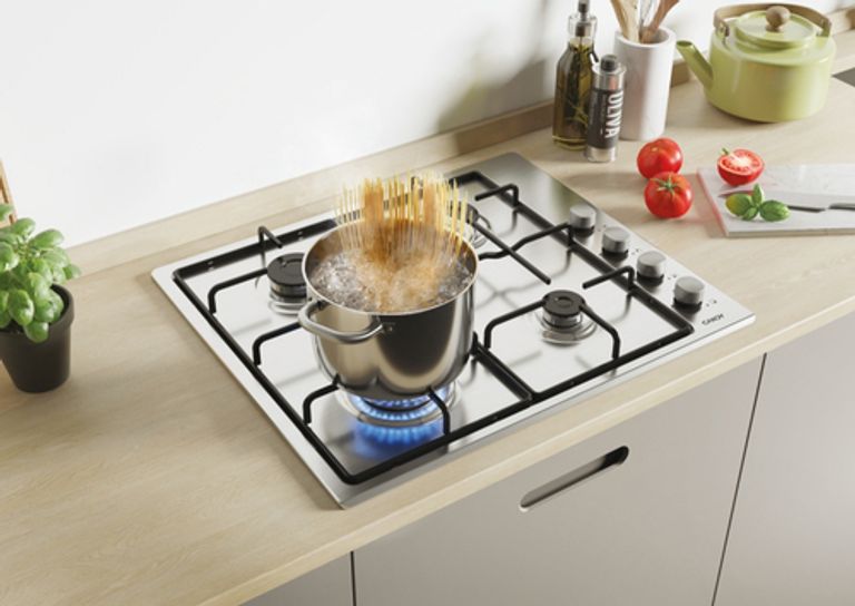 Candy Idea CHW6LX Acciaio inox Da incasso 60 cm Gas 4 Fornello(i)_CANDY_3_big-image