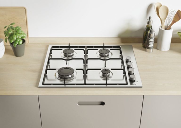 Candy Idea CHW6LX Acciaio inox Da incasso 60 cm Gas 4 Fornello(i)_CANDY_2_big-image