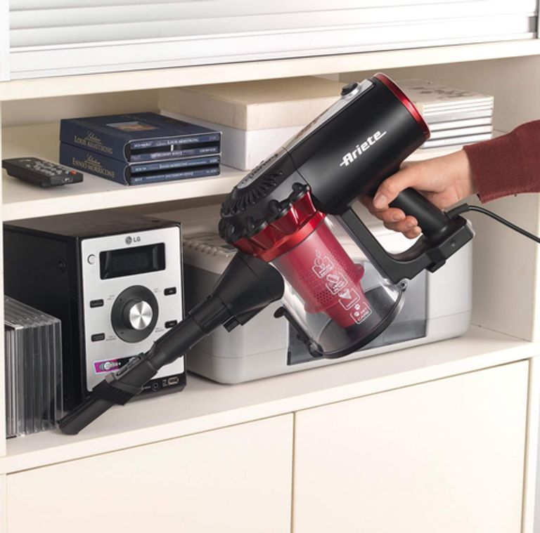 Ariete 2759 Handy Force RBT - Scopa Elettrica con Filo - Aspirapolvere e Aspirabriciole - Tecnologia Ciclonica Senza Sacco - 2 Spazzole - 600 Watt_ARIETE_3_big-image