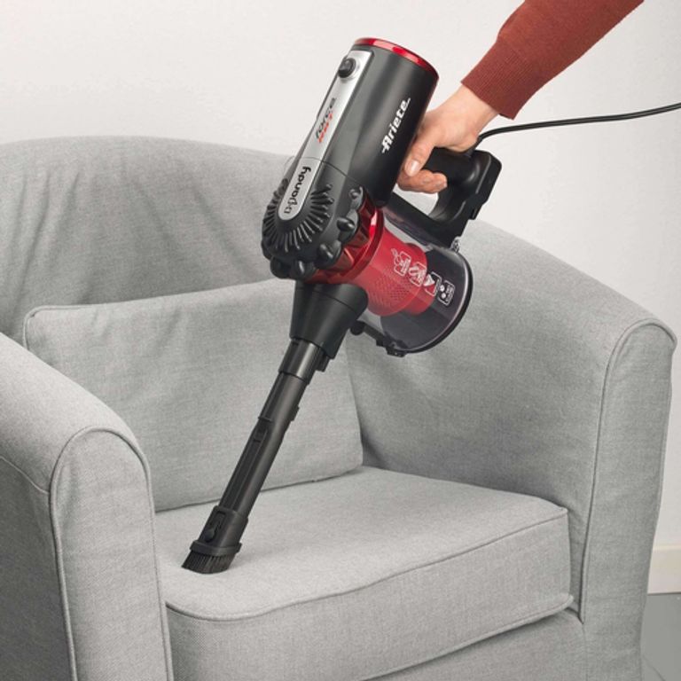Ariete 2759 Handy Force RBT - Scopa Elettrica con Filo - Aspirapolvere e Aspirabriciole - Tecnologia Ciclonica Senza Sacco - 2 Spazzole - 600 Watt_ARIETE_4_big-image
