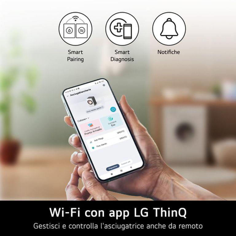 LG RH18U8AVCW Asciugatrice 18kg Pompa di calore DUAL Inverter Classe A+++, Motore Direct Drive, AI Dry, Wi-Fi, Bianca_LG_8_big-image