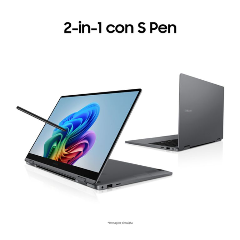 Samsung Galaxy Book5 360 Intel Core Ultra 5 226V Ibrido (2 in 1) 39,6 cm (15.6") Touch screen Full HD 16 GB LPDDR5x-SDRAM 512 GB SSD Wi-Fi 7 (802.11be) Windows 11 Home Grigio_SAMSUNG_8_big-image