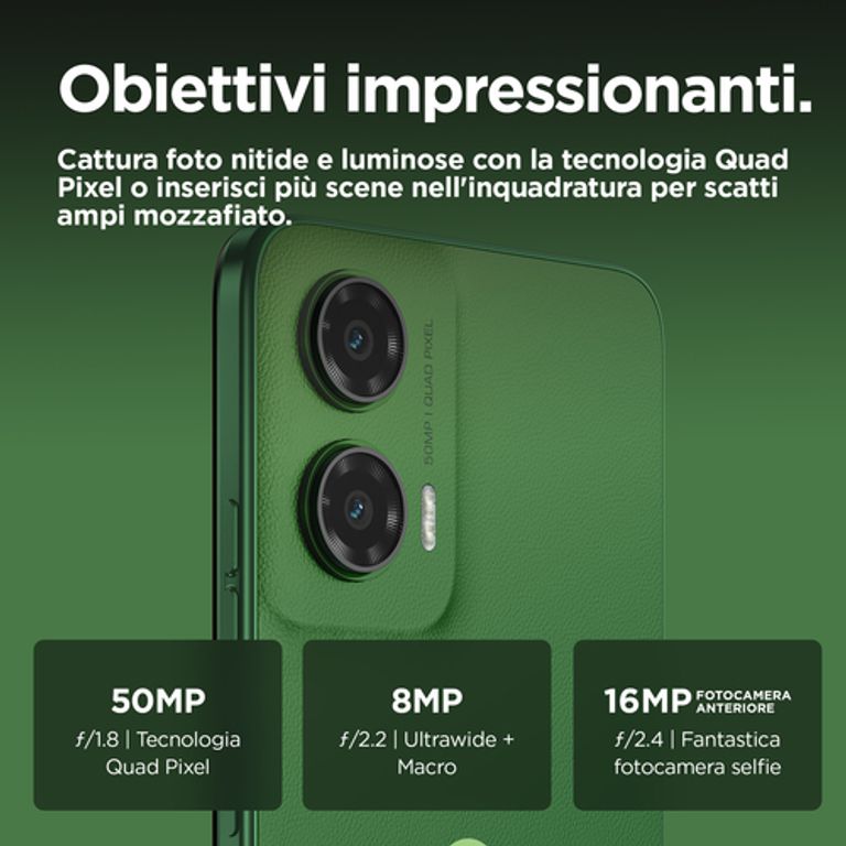 Motorola moto G35 5G 17,1 cm (6.72") Doppia SIM Android 14 USB tipo-C 4 GB 256 GB 5000 mAh Verde_MOTOROLA_6_big-image