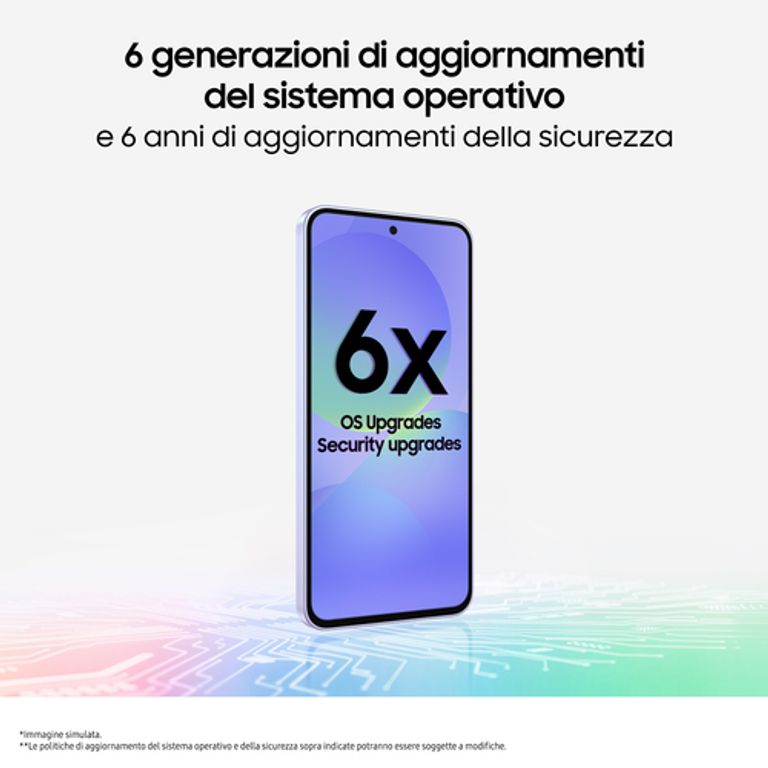 Samsung Galaxy A36 5G, Smartphone con Funzioni intelligenti, Display Super AMOLED 6.7”, 8GB RAM, 256GB, Camera 50MP, Batteria 5.000 mAh, IP67, Awesome White_SAMSUNG_6_big-image