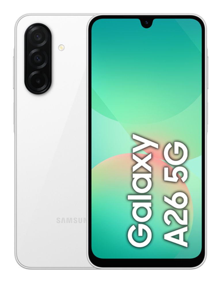 Samsung Galaxy A26 5G, Smartphone con Funzioni intelligenti, Display Super AMOLED 6.7”, 6GB RAM, 128GB, Batteria 5.000 mAh, memoria espandibile, White_SAMSUNG_1_big-image