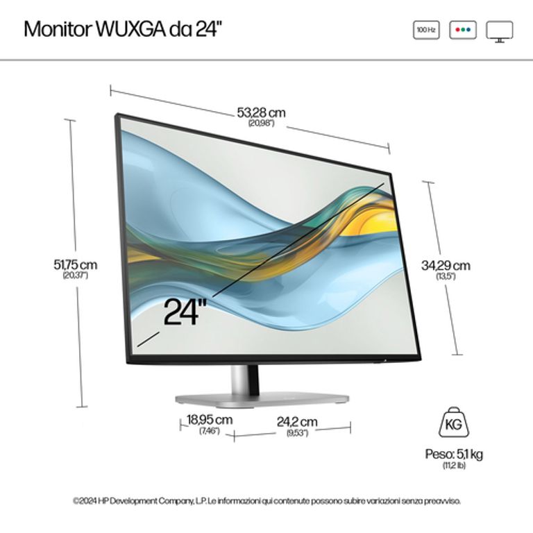 HP Series 5 Monitor serie 5 Pro 24'' WUXGA - 524pn_HP_8_big-image